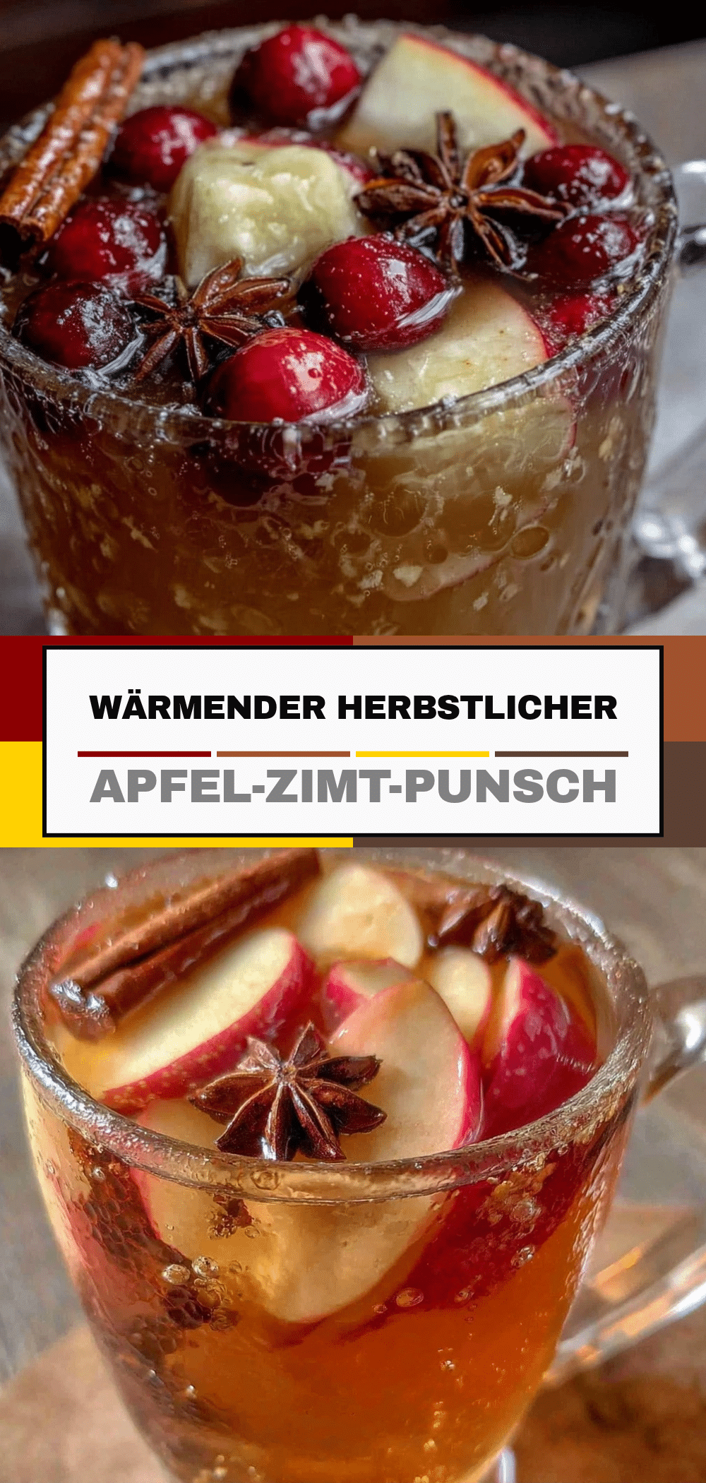Einfacher Apfel-Zimt-Punsch: 3 Zutaten, kein Stress 5 Apfel-Zimt-Punsch recipe