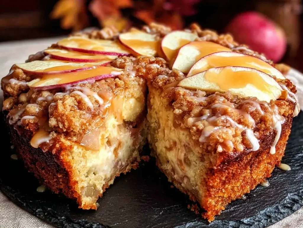 einfache Apfel-Zimt-Torte - featured image