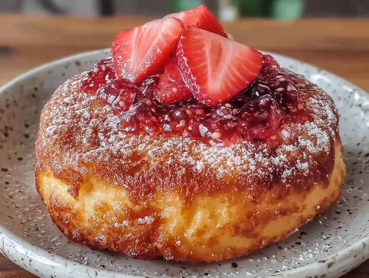 Einfache Berliner Pfannkuchen: Der foolproof Marmelade-Rezept 4 einfache Berliner Pfannkuchen mit Marmelade preparation steps