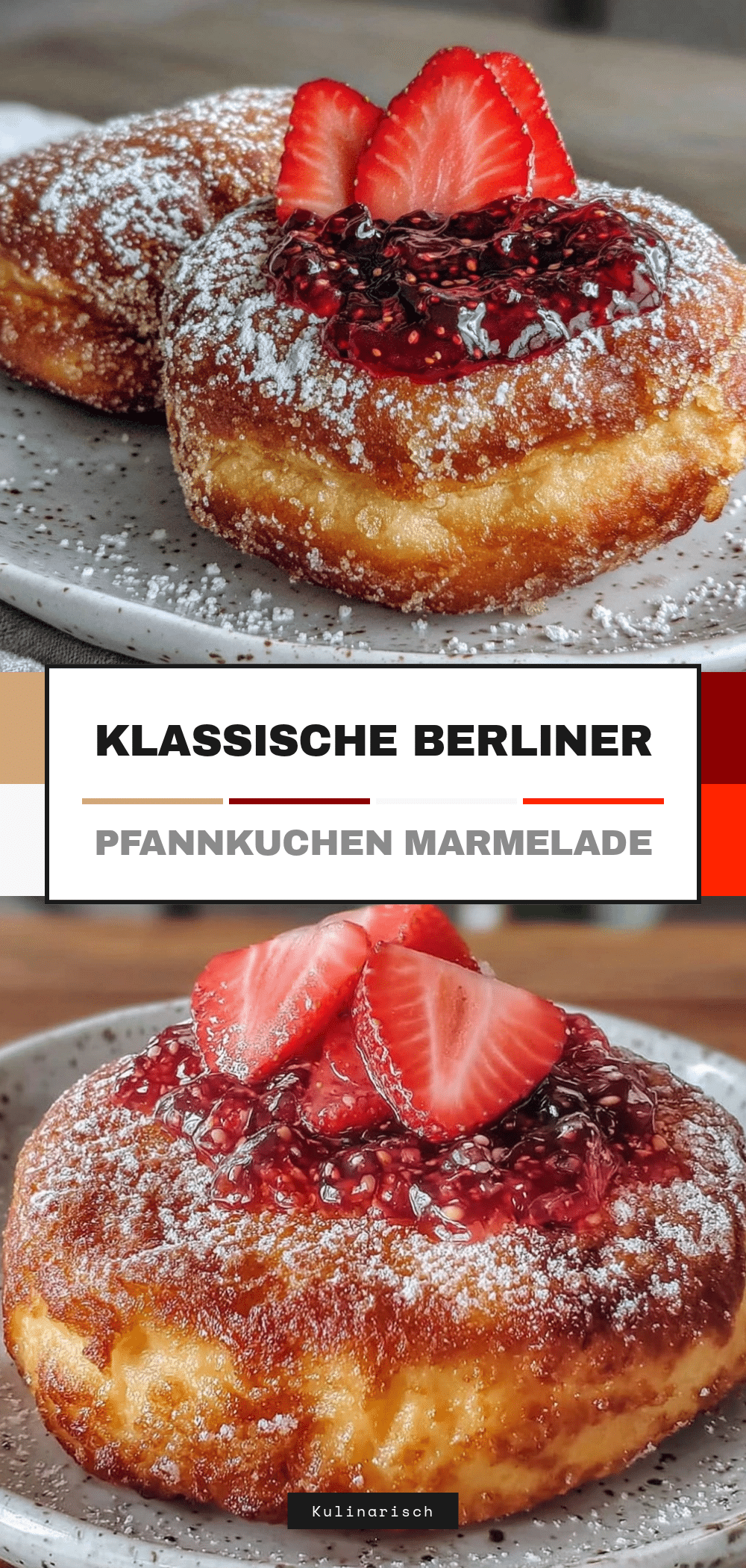 Einfache Berliner Pfannkuchen: Der foolproof Marmelade-Rezept 5 einfache Berliner Pfannkuchen mit Marmelade recipe