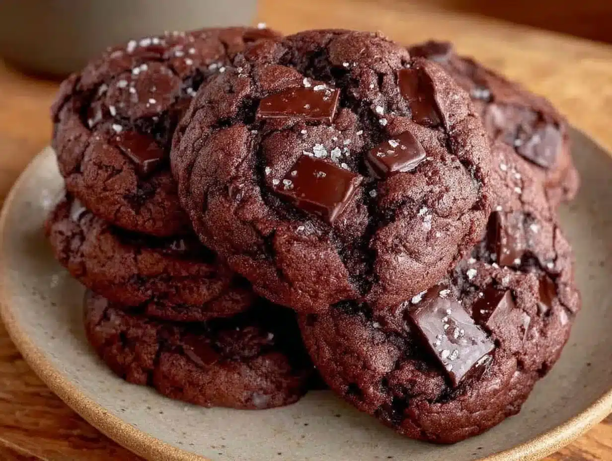 Einfache Braune-Butter Schoko-Cookies: 4 Zutaten, kein Stress 4 Einfache Braune-Butter Schoko-Cookies preparation steps