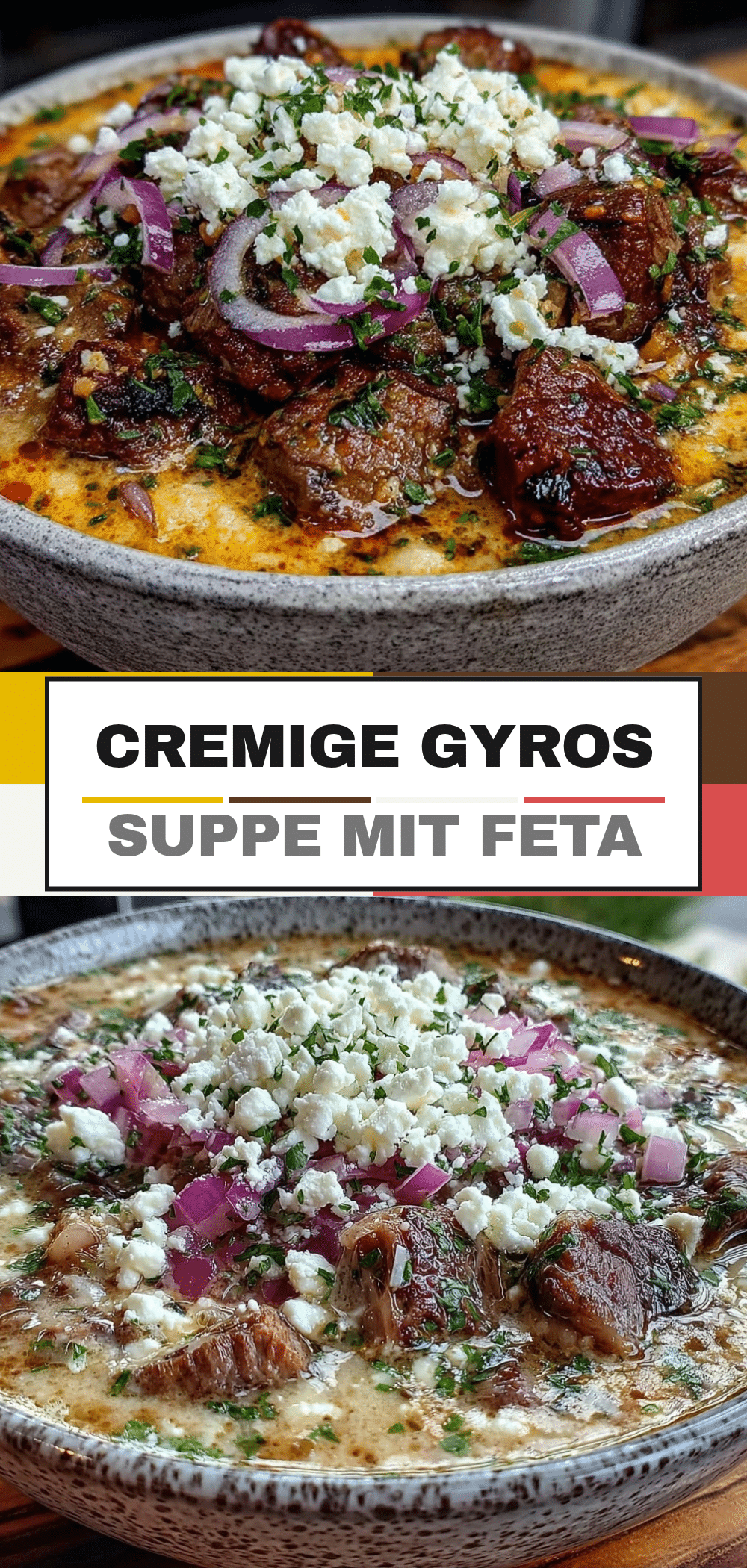 Einfache Griechische Gyrossuppe mit Feta: Du kannst sie kaum vermasseln 5 einfache griechische Gyrossuppe mit Feta recipe