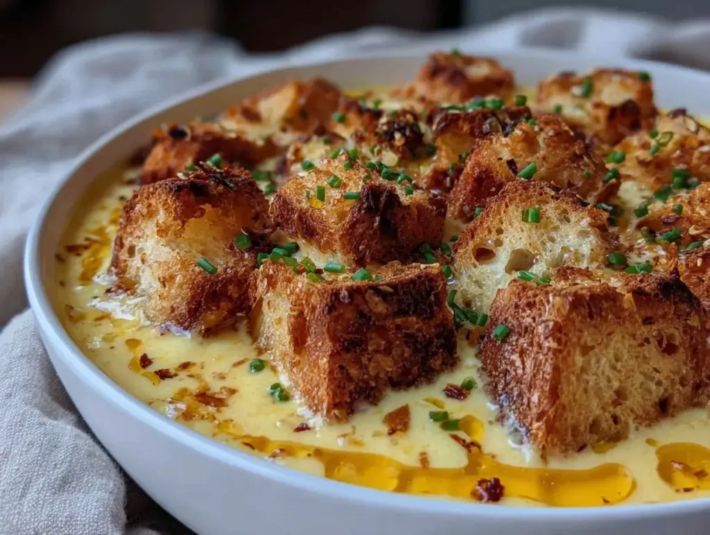 Einfache Käse-Lauch-Suppe - featured image