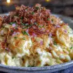 Einfache Käsespätzle mit Röstzwiebeln - featured image