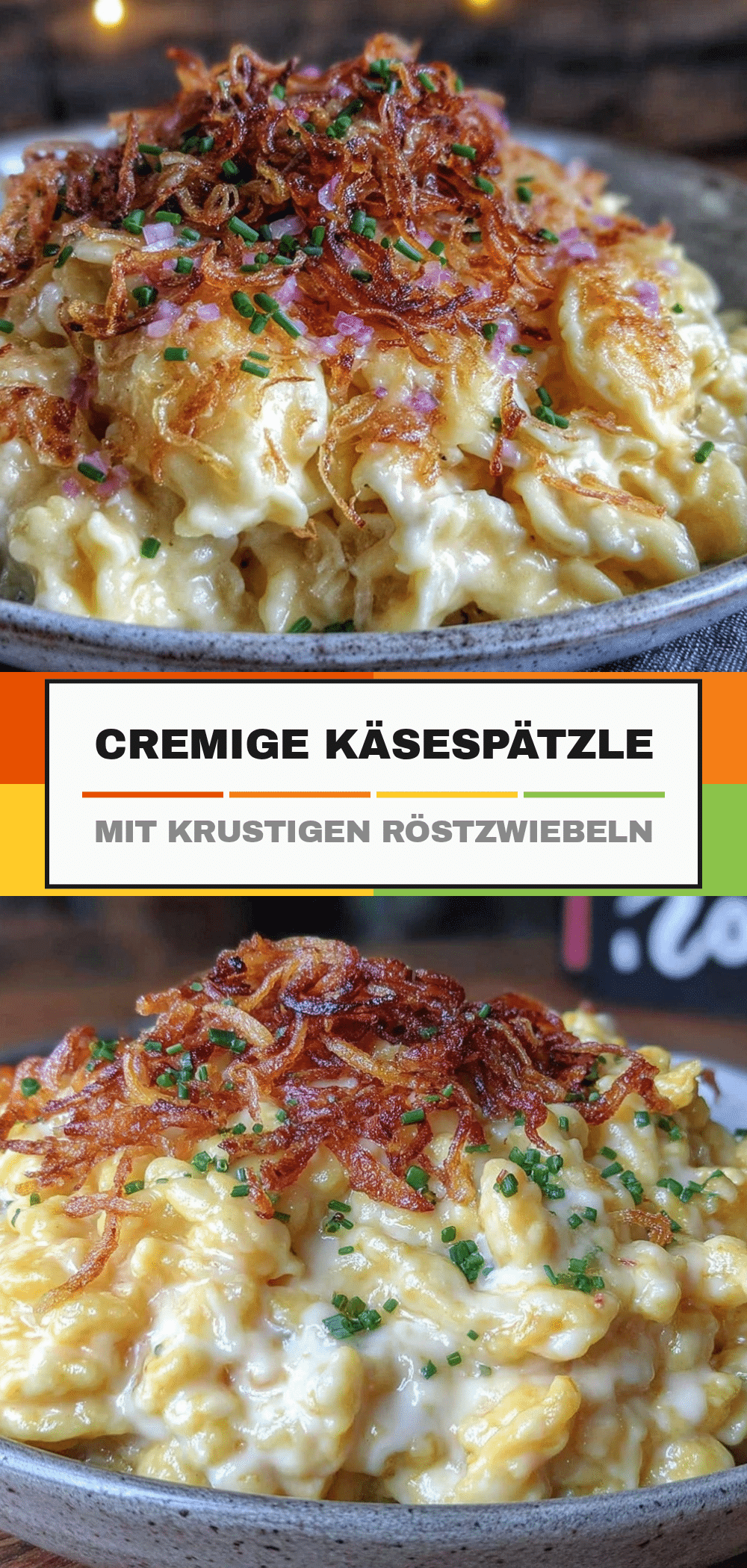 Einfache Käsespätzle mit Röstzwiebeln: So einfach geht’s 5 Einfache Käsespätzle mit Röstzwiebeln recipe