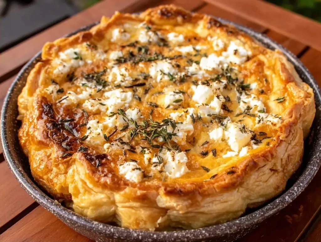 Einfache Kürbis-Quiche mit Feta - featured image