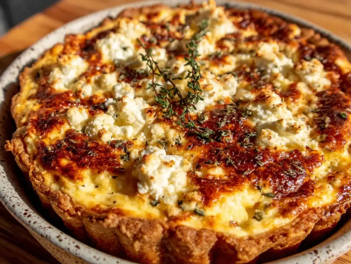 Einfache Kürbis-Quiche mit Feta: So einfach geht das! 4 Einfache Kürbis-Quiche mit Feta preparation steps