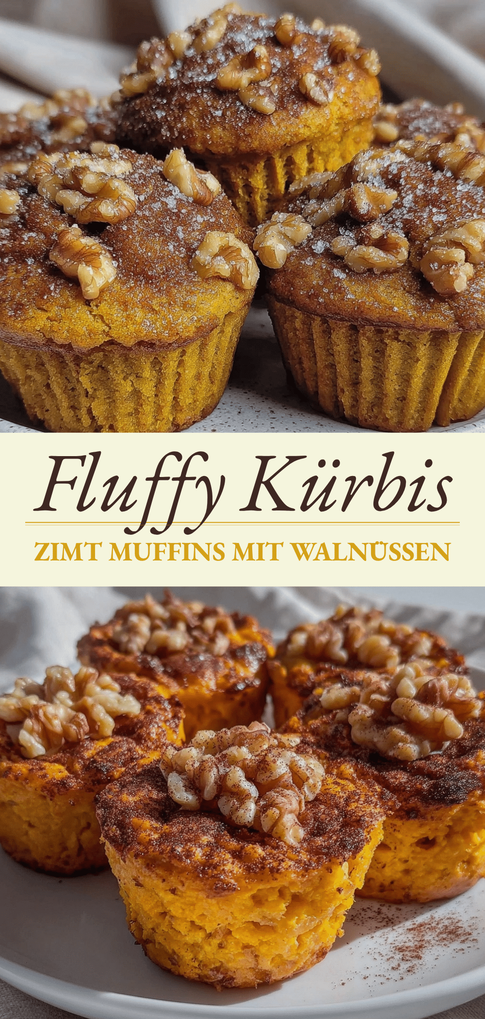 Einfache Kürbis-Zimt-Muffins mit Walnüssen: Perfekt & Anfänger-proof 5 einfache Kürbis-Zimt-Muffins mit Walnüssen recipe
