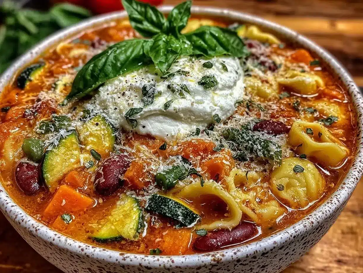 Einfache Minestrone: Der Beginner-Foolproof-Eintopf 4 einfache Minestrone preparation steps