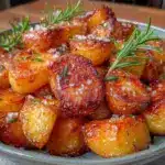 Einfache Ofenkartoffeln mit Rosmarin und Knoblauch - featured image