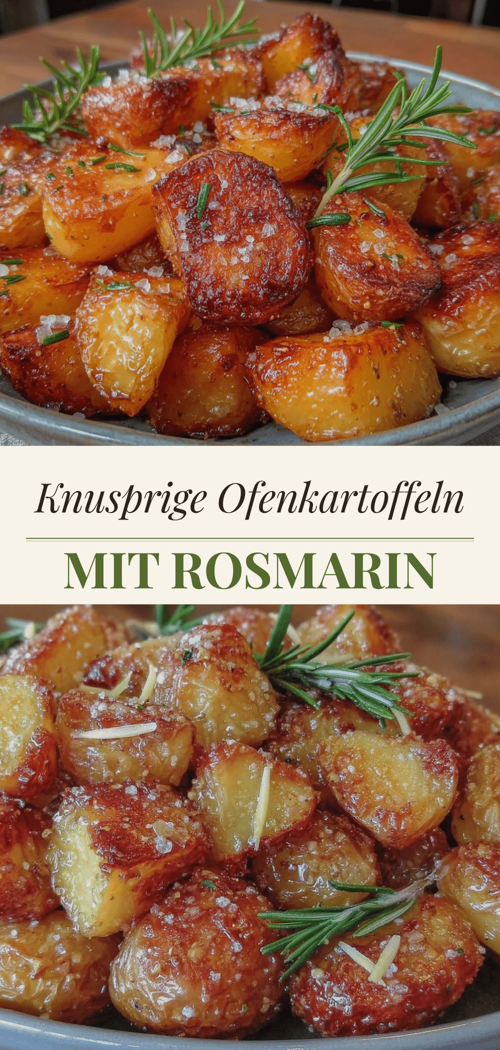 Einfache Ofenkartoffeln mit Rosmarin & Knoblauch: 3 Zutaten & kein Stress 5 Einfache Ofenkartoffeln mit Rosmarin und Knoblauch recipe