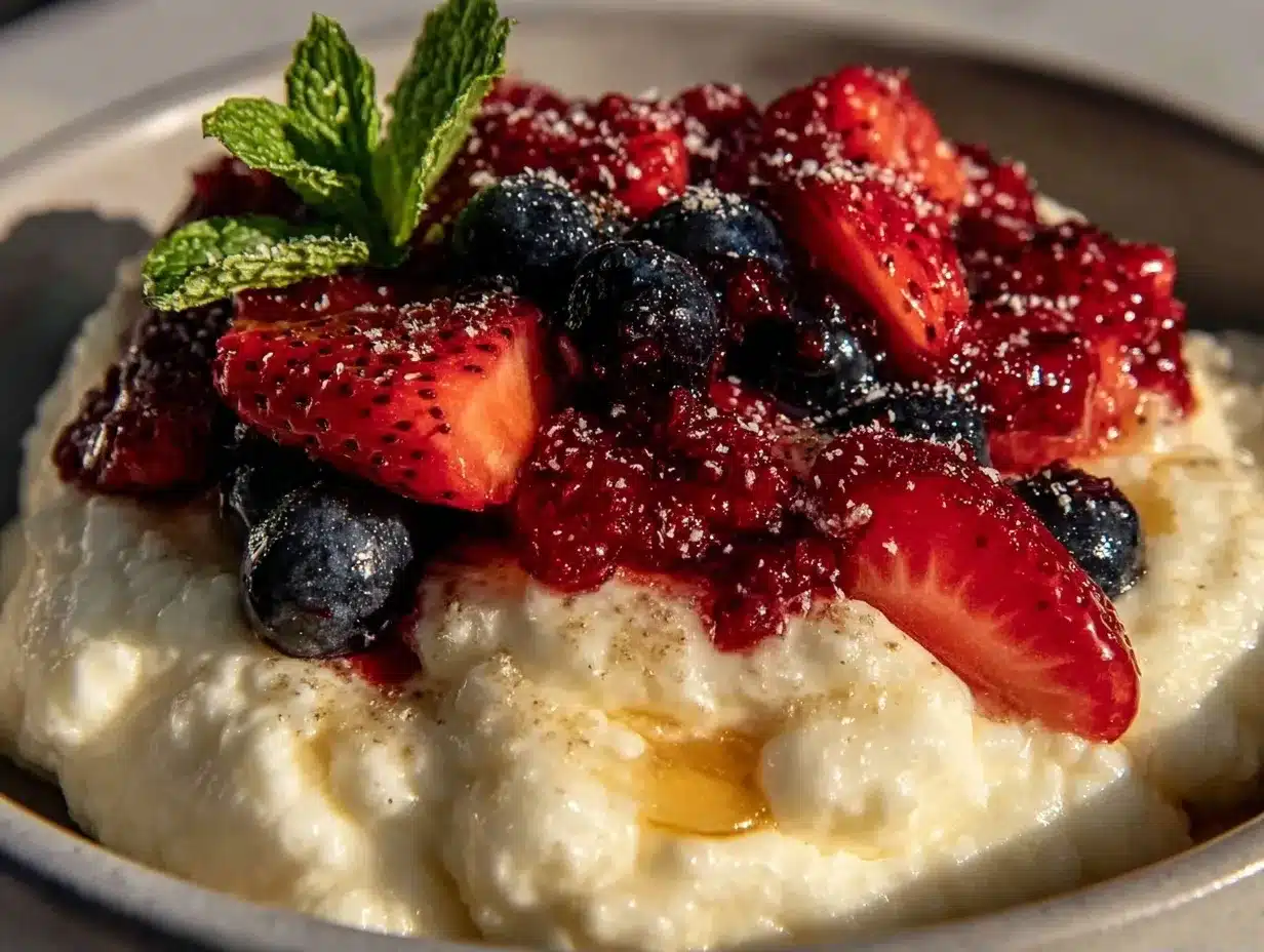 Einfache Quarkspeise mit frischen Früchten: So einfach geht das 4 einfache Quarkspeise mit frischen Früchten preparation steps