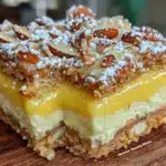 Einfache Zitronige Butterschnitte mit Mandeln - featured image