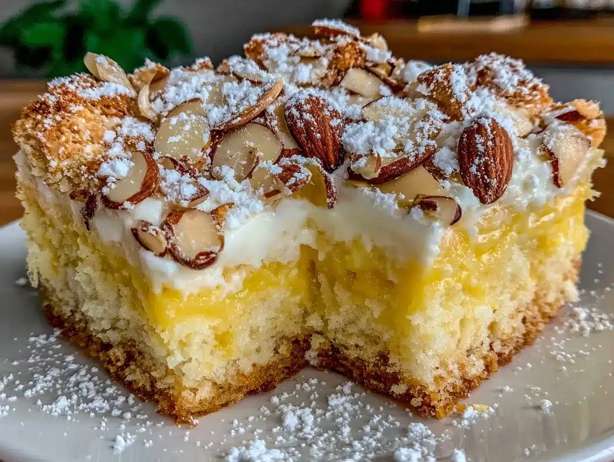 Einfache Zitronige Butterschnitte mit Mandeln: So einfach geht’s 4 Einfache Zitronige Butterschnitte mit Mandeln preparation steps