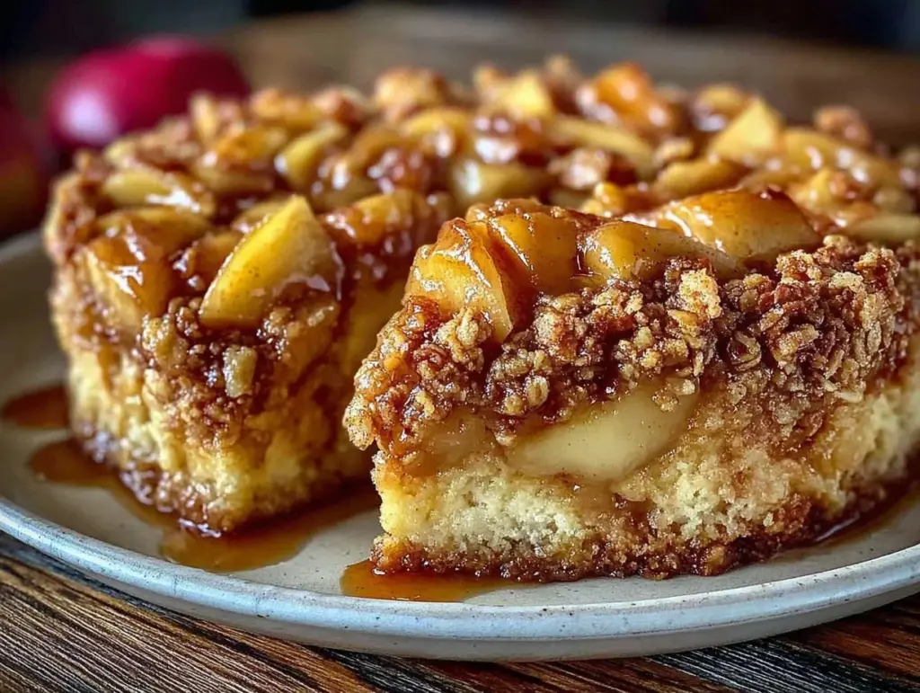 einfacher Apfelkuchen mit Streuseln - featured image