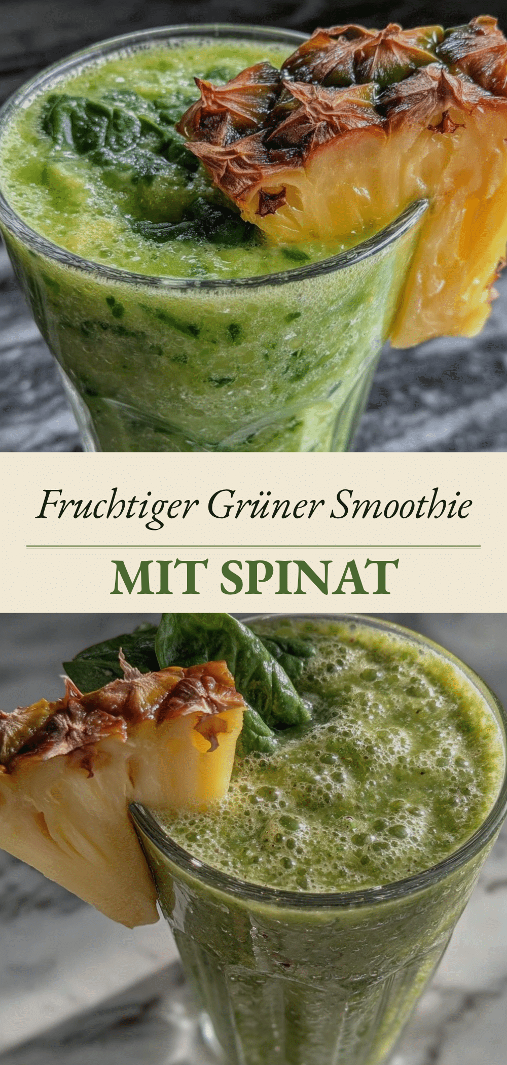 Einfacher Grüner Smoothie: Perfekt & Unkaputtbar 5 einfacher grüner Smoothie recipe