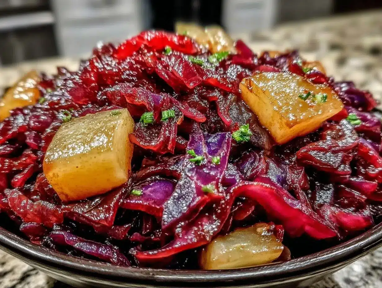 Einfacher Rotkohl: So einfach geht’s 4 einfacher Rotkohl preparation steps
