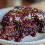 einfacher Saftiger Schokoladenkuchen mit Ganache - featured image