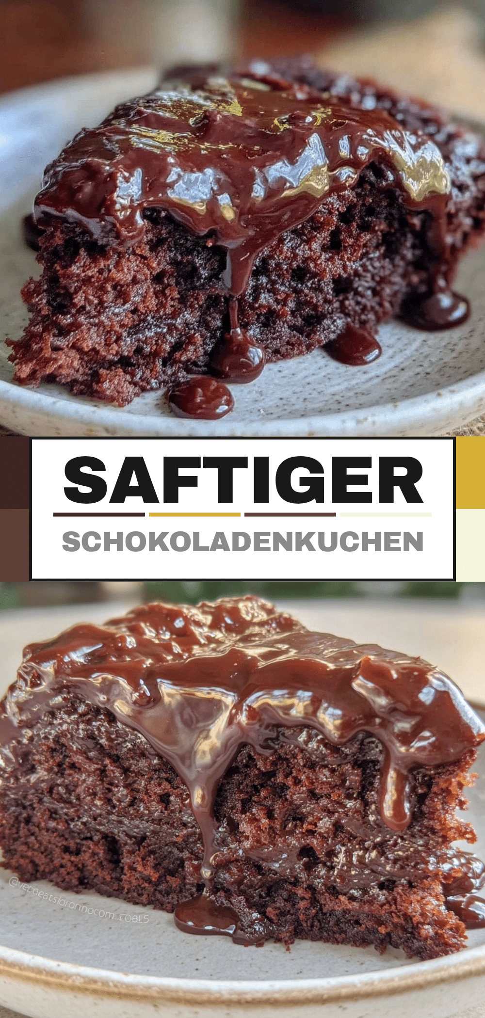 Einfacher Saftiger Schokoladenkuchen: 3 Zutaten für Perfektion 5 einfacher Saftiger Schokoladenkuchen mit Ganache recipe