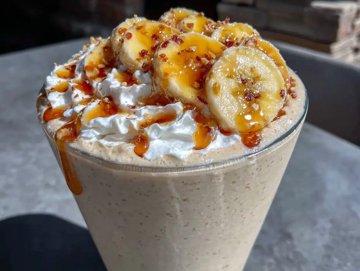 Einfacher Vanille-Banane Smoothie: Der perfekte Anfänger-Favorit 4 einfacher Vanille-Banane Smoothie preparation steps