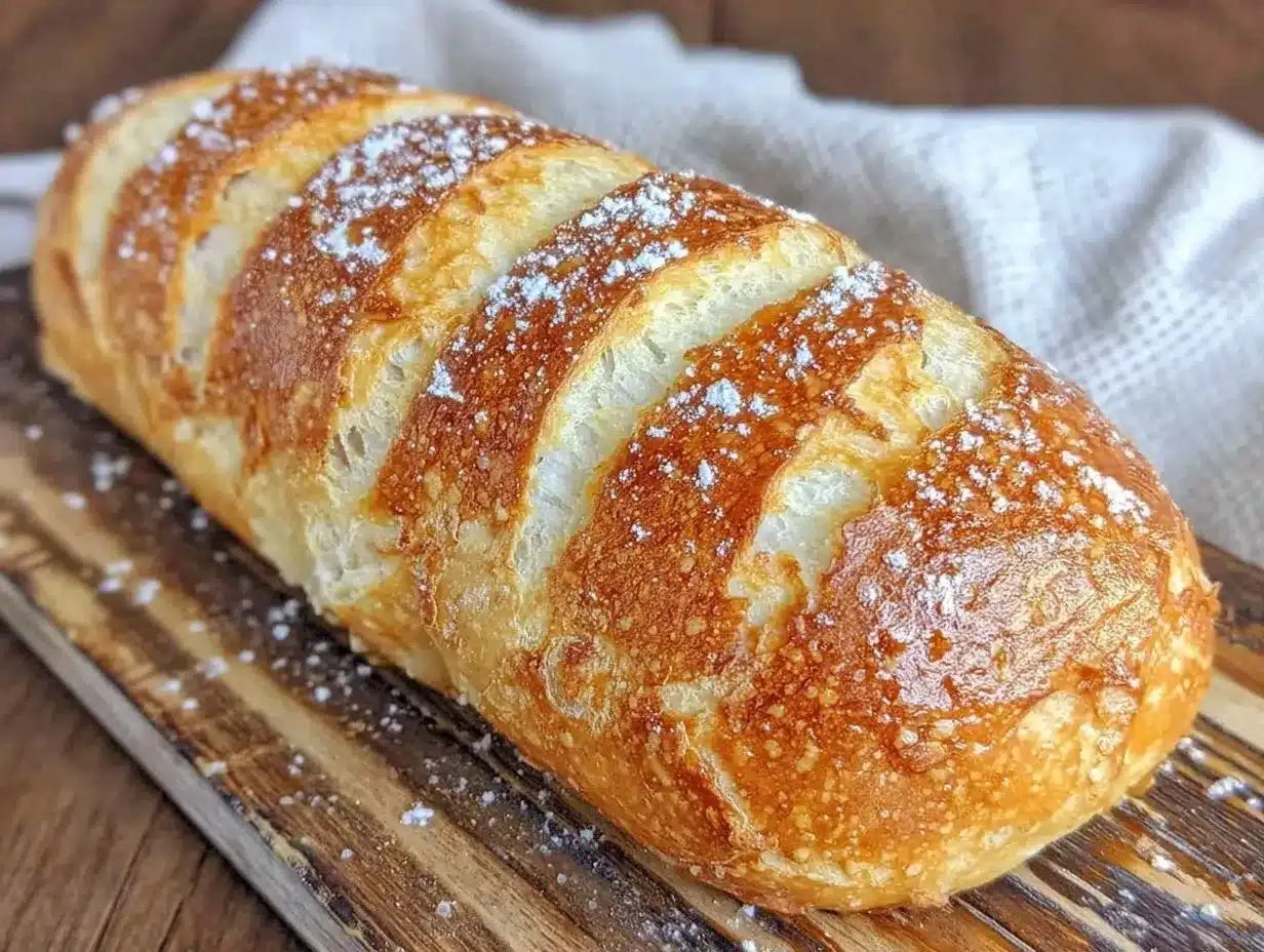 Einfaches Französisches Baguette: 3 Zutaten, kein Fehler 4 einfaches französisches baguette preparation steps