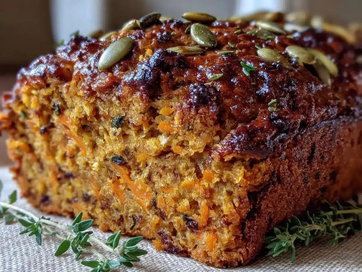 Einfaches herbes Kürbisbrot: Einfachstes Rezept mit Kürbiskernen 4 einfaches herbes Kürbisbrot preparation steps