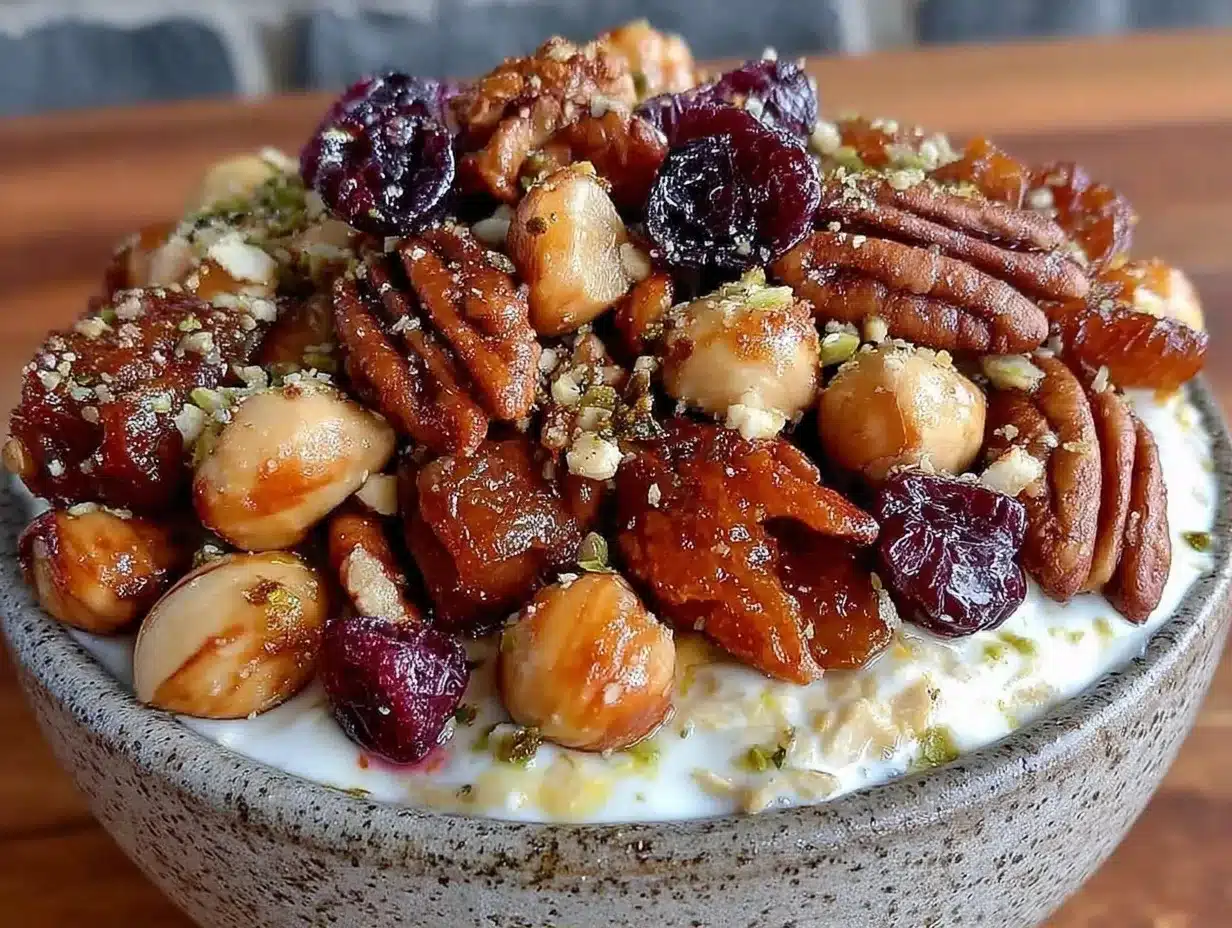 Einfaches Müsli: So geht es wirklich nicht falsch 4 einfaches Müsli mit gerösteten Nüssen preparation steps
