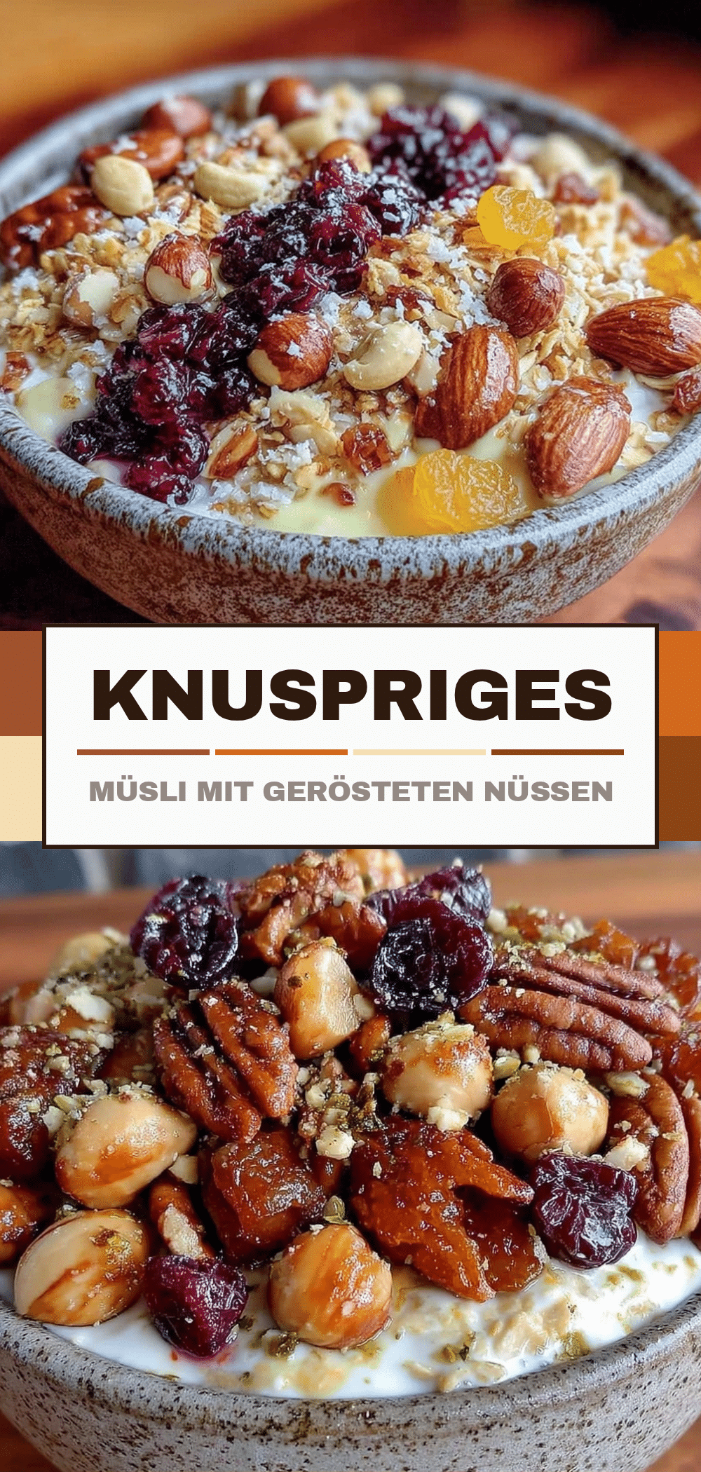 Einfaches Müsli: So geht es wirklich nicht falsch 5 einfaches Müsli mit gerösteten Nüssen recipe