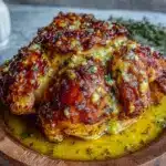 einfaches Ofenhähnchen mit Kräuterbutter - featured image