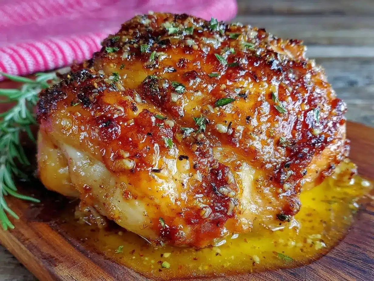 Einfaches Ofenhähnchen: Perfekt für Anfänger 4 einfaches Ofenhähnchen mit Kräuterbutter preparation steps