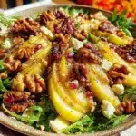 Erntedankfest Birnen-Walnuss-Salat mit Gorgonzola - featured image