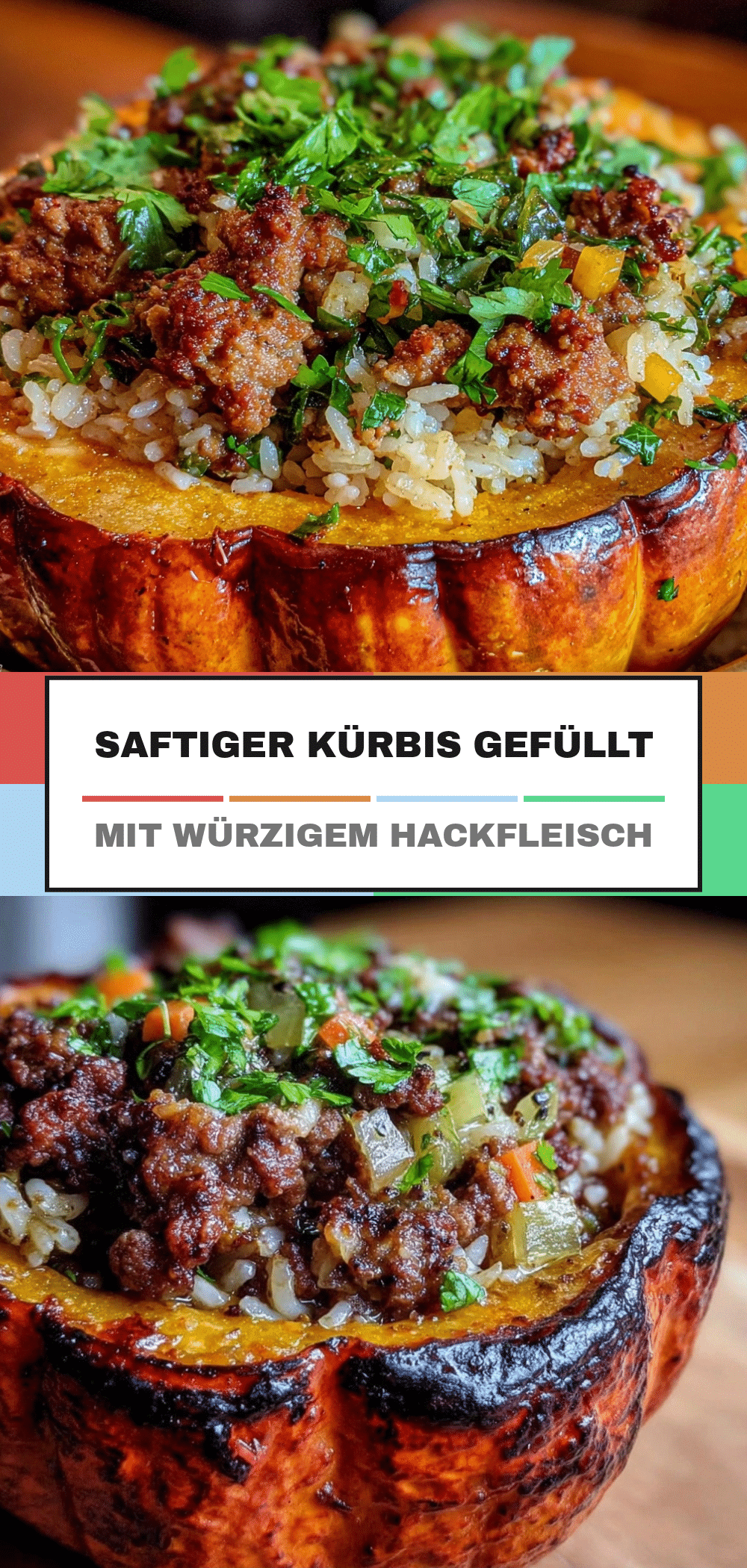Einfacher gefüllter Kürbis mit Hackfleisch und Reis: Du kannst es kaum kaputt machen 5 gefüllter Kürbis mit Hackfleisch und Reis recipe