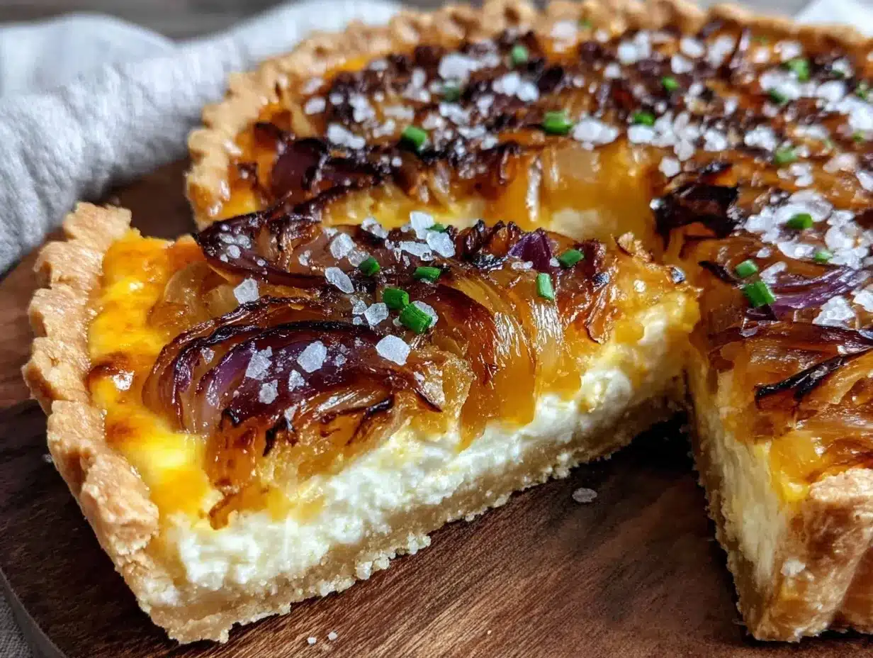 Herbstlicher Zwiebelkuchen: 5 Zutaten, keine Fehler 4 herbstlicher Zwiebelkuchen preparation steps