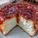 Keto Käsekuchen ohne Boden - featured image