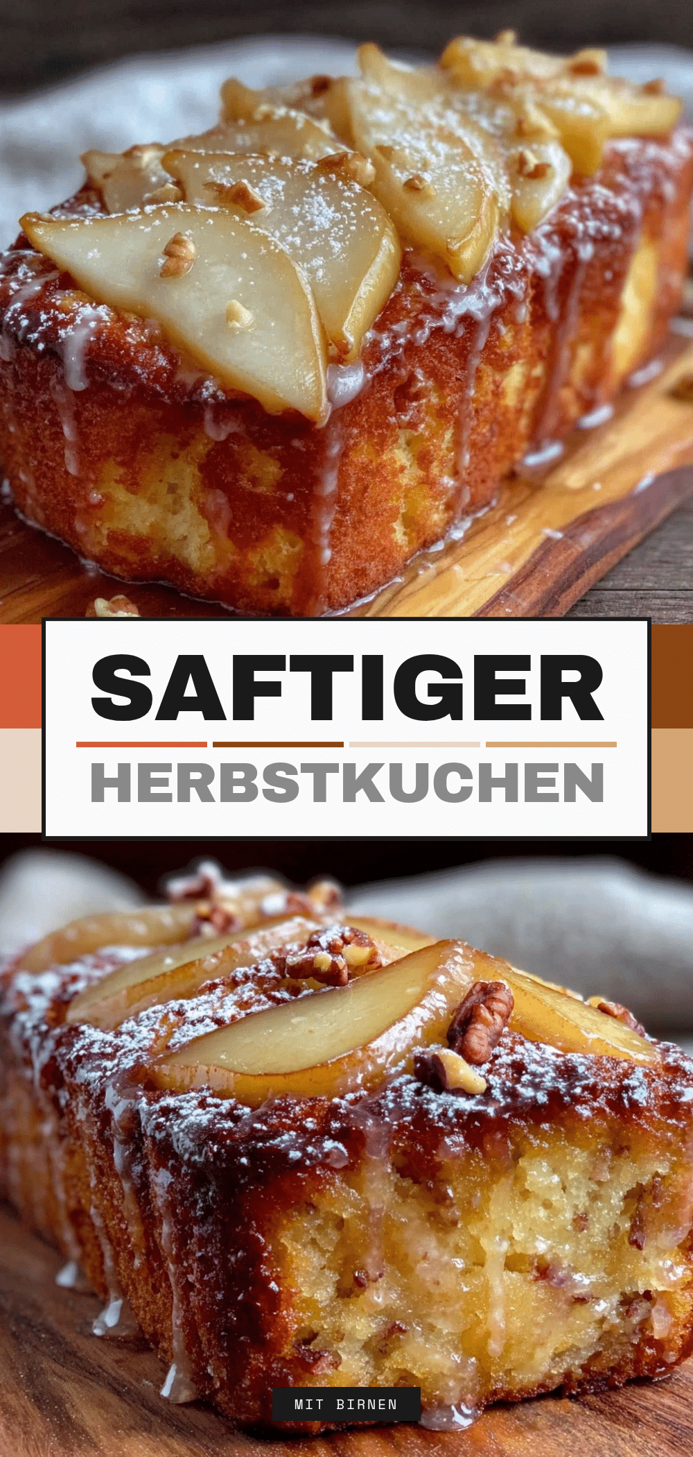 Klassischer Herbstkuchen mit Birnen: Einfach & Unkaputtbar 5 Klassischer Herbstkuchen mit Birnen recipe