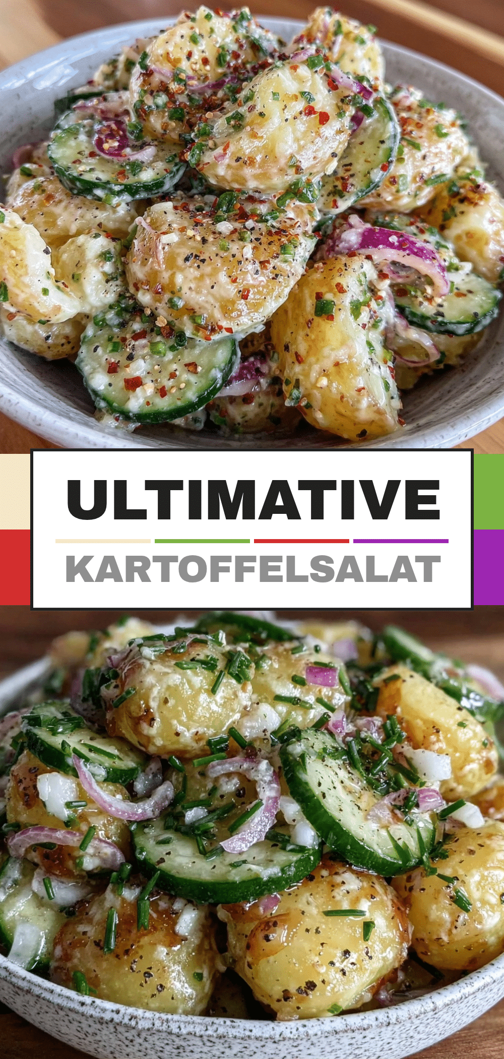 Klassischer Kartoffelsalat mit Gurken: 4 Zutaten, kein Fehler 5 Klassischer Kartoffelsalat mit Gurken recipe