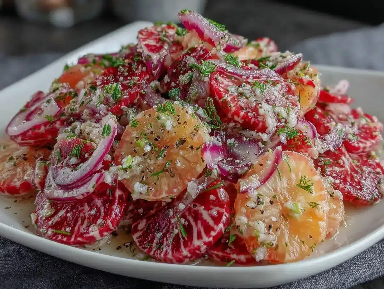 Knackiger Radi-Salat: Der einfachste & frischeste Dressing-Essig-Öl-Klassiker 4 Knackiger Radi-Salat mit Essig und Öl preparation steps