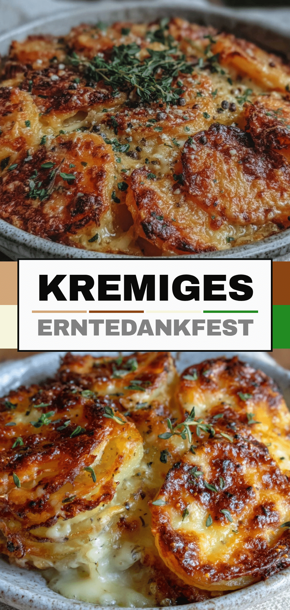 Erntedankfest Kürbis-Kartoffel-Gratin: 3 Zutaten, kein Fehler 5 Kürbis-Kartoffel-Gratin recipe