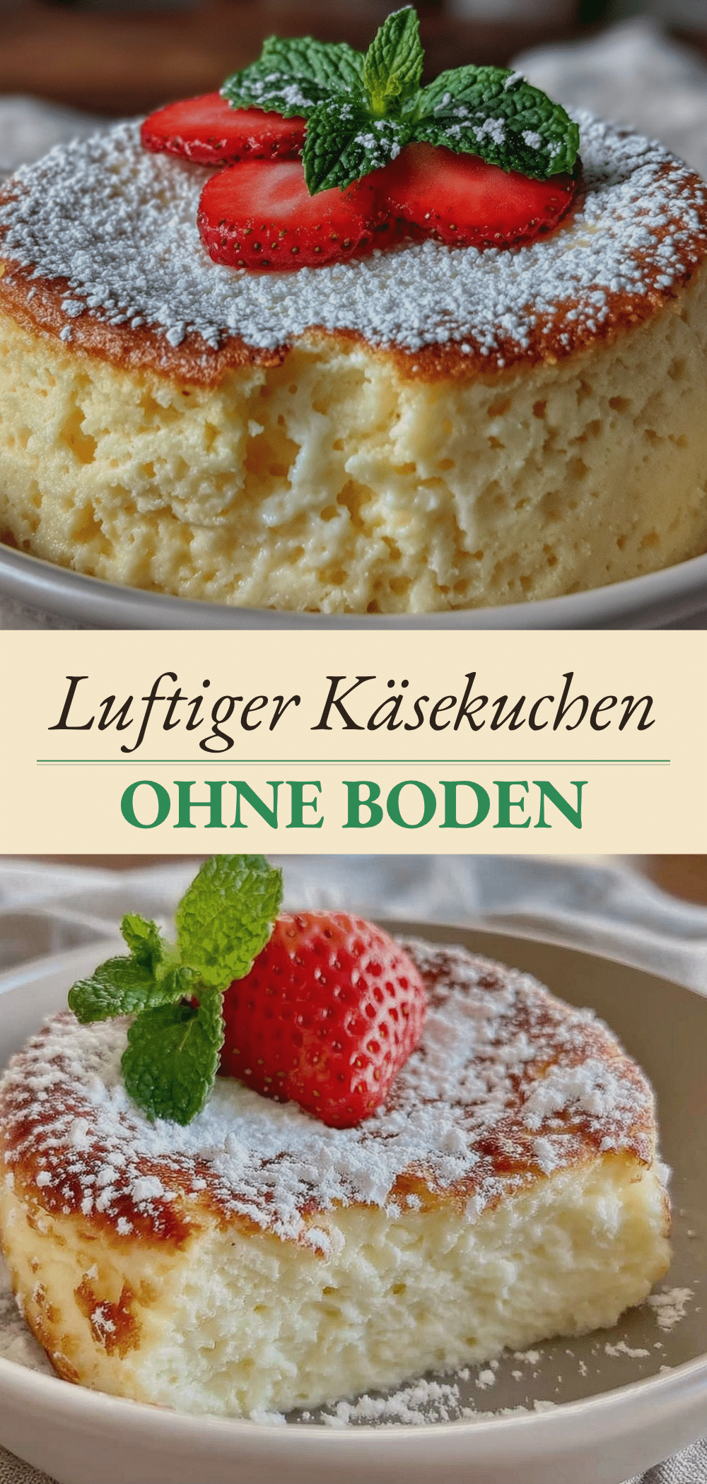 Luftiger Käsekuchen ohne Boden: Der perfekte Ein-Topf-Kuchen 5 luftiger Käsekuchen ohne Boden recipe