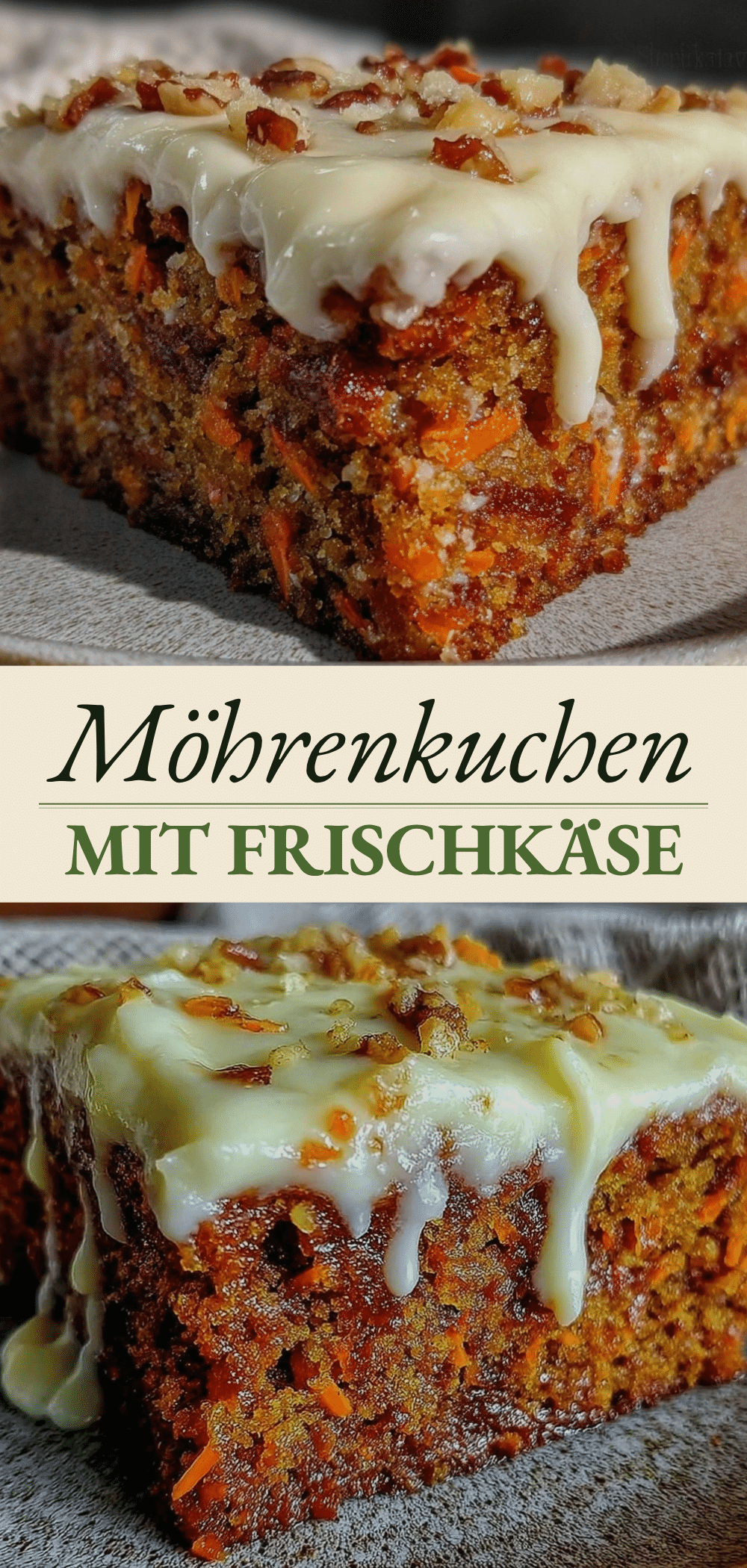 Saftiger Möhrenkuchen mit Frischäse: Der einfachste Kuchen 5 saftiger Möhrenkuchen mit Frischkäse recipe