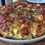 Sauerkrautauflauf mit knusprigem Speck - featured image