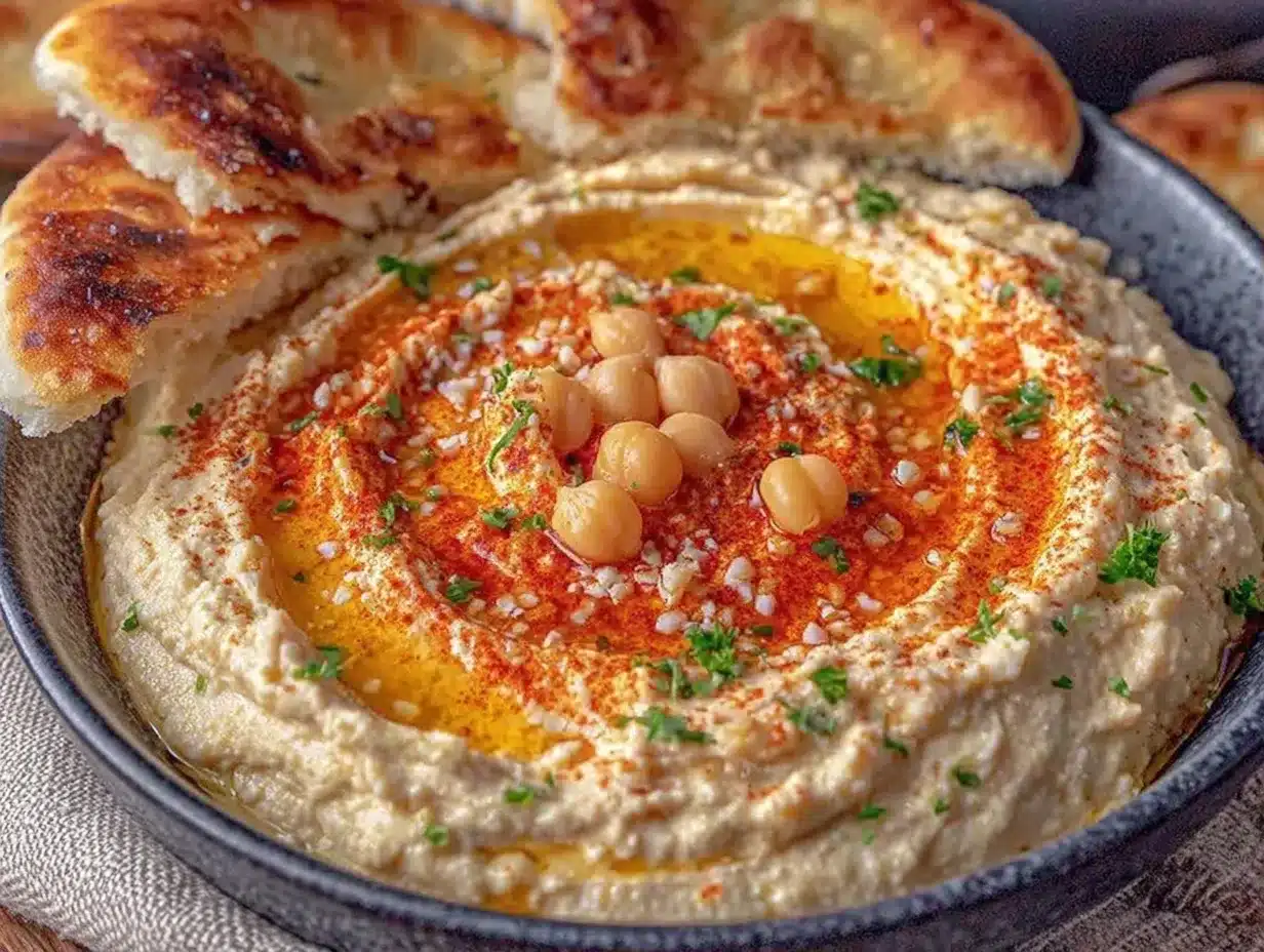 Einfacher Selbstgemachter Hummus mit Paprika: Der ultimative Beginner-Fokus 4 Selbstgemachter Hummus mit Paprika preparation steps