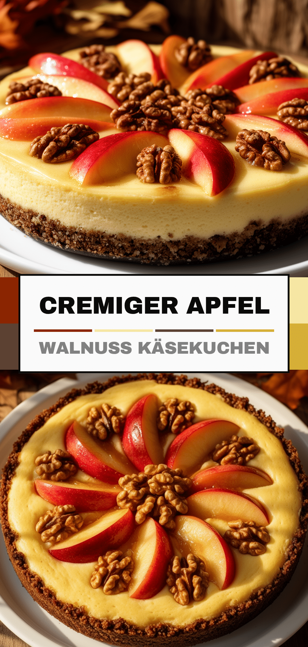 Apfel-Walnuss Käsekuchen: Cremig & Einfach 5 Apfel-Walnuss Käsekuchen recipe