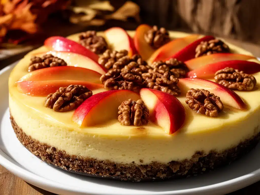 Apfel-Walnuss Käsekuchen - featured image