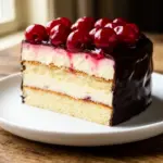 Bayerische Creme-Torte mit Kirschen - featured image