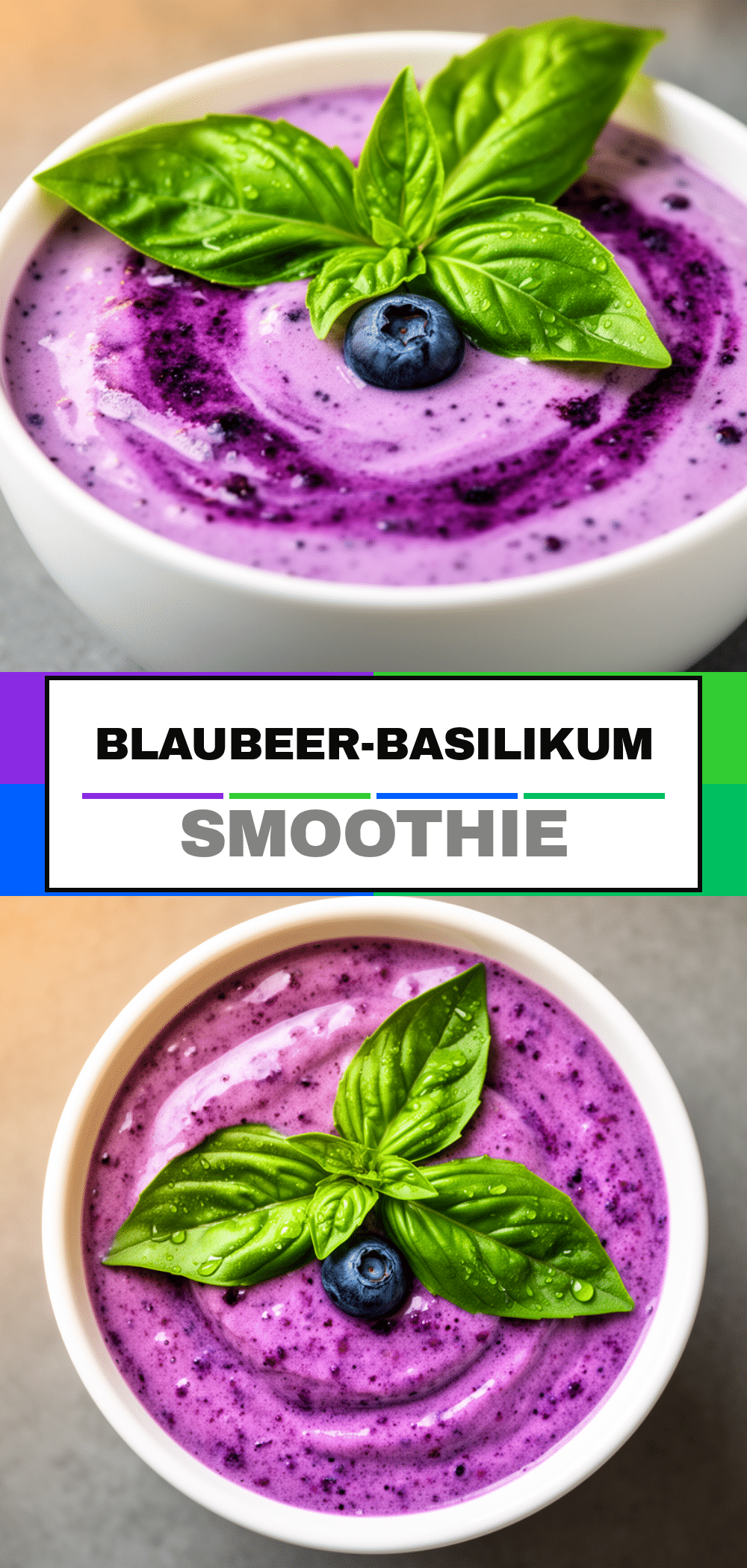 Blaubeer-Basilikum Smoothie: Einfach in 5 Min 5 Blaubeer-Basilikum Smoothie recipe