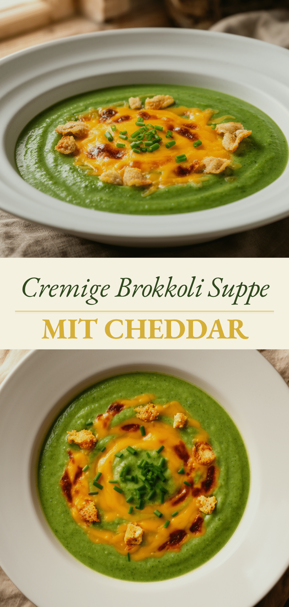 Cremige Brokkolisuppe mit Cheddar: Einfach in 15 Min 5 cremige Brokkolisuppe mit Cheddar recipe