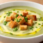 Cremige Käse-Lauch Suppe - featured image