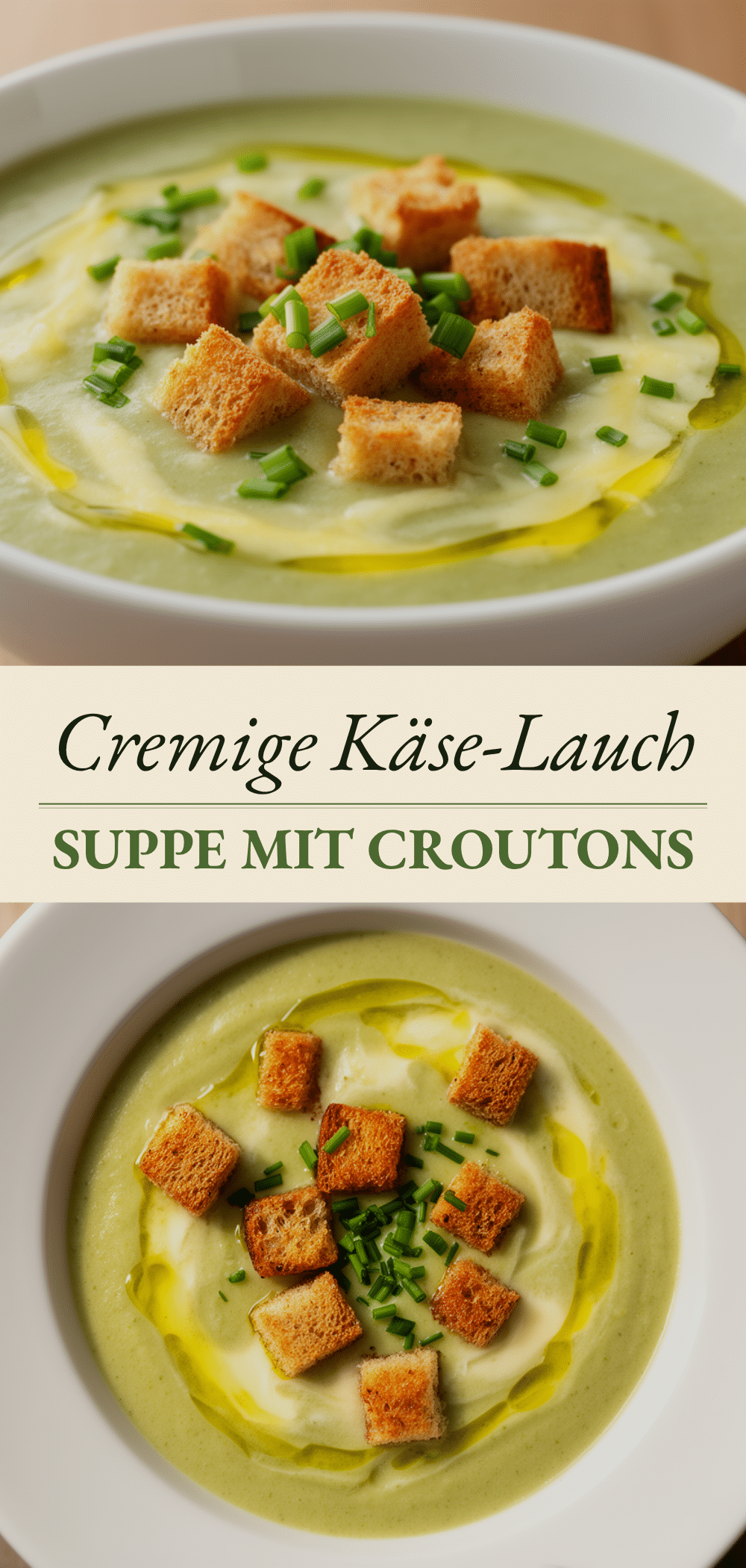 Cremige Käse-Lauch Suppe: Easy in 20 Min 5 Cremige Käse-Lauch Suppe recipe