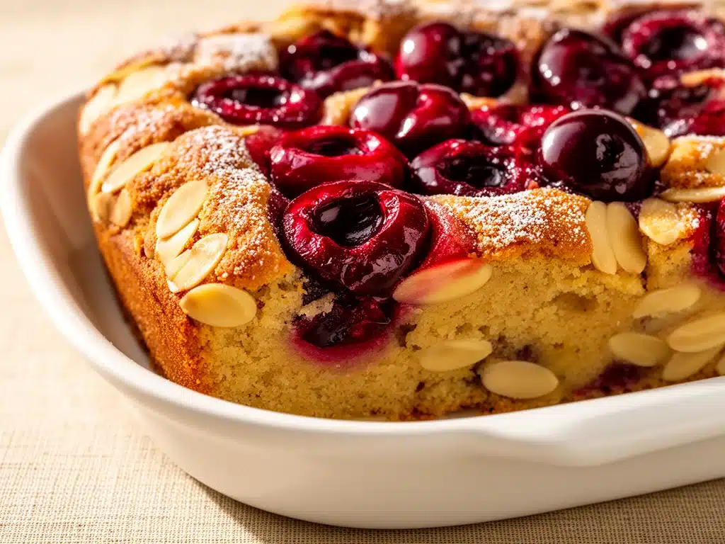 Cremige Mandel-Amaretto Kirschtorte - featured image